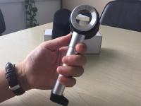 Lente de aumento óptica da precisão alta pele Analyer de Dermatoscope de 10 vezes usando 2 * lente do vidro óptico do metal das baterias do AA No.5