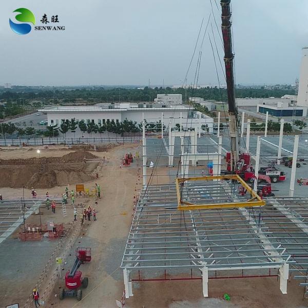 Q355 ou Q235 Cadre entrepôt ateliers métalliques préfabriqués Conception pour usine