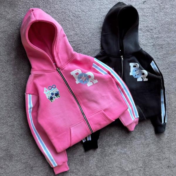 Vintage Washed Boxy Cropped Oversized Hoodies Unisex in 100% Cotton French Terry with Custom Drop Shoulder Distressed