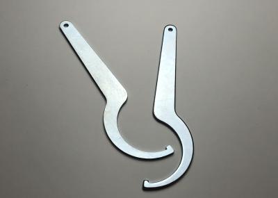 Galvanized Steel Bending Fishing Rod Spanner Metal Stamping Parts With Laser Cutting