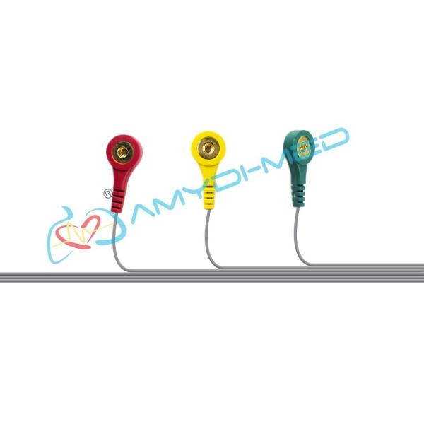 0.9M TPU Jacket ECG Patient Cable 10 Lead BIOMEDICAL 26P For Patient Monitor