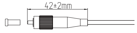 Соединитель заплаты волокна сборки на месте Ferrule FC 2.0/3.0mm Пре-отполированный оптически