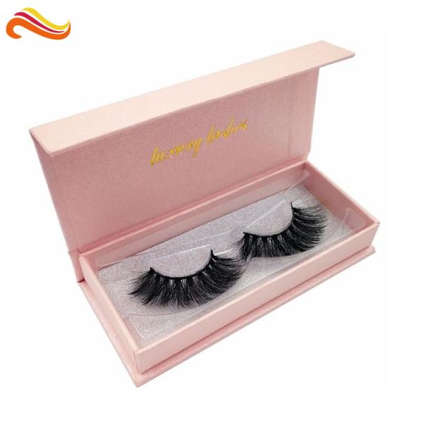 Luxury Eyelash Cosmetic Packaging Boxes Handmade eco friendly With Customized  Logo