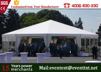 Outdoor Pop Up Shelter Tent Double PVC Coated Polyster Fabric With Kitchen