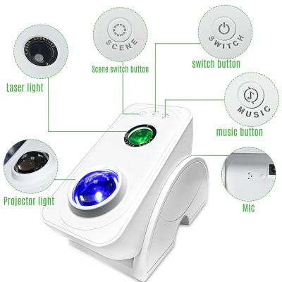 Controle sem fio do APP da cor do laser do RGB do projetor do diodo emissor de luz da luz da estrela do teto