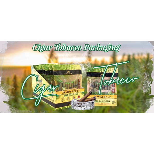 Pre Rolled Cigar Packaging Box Counter Retail Display Kraft Paper Cardboard