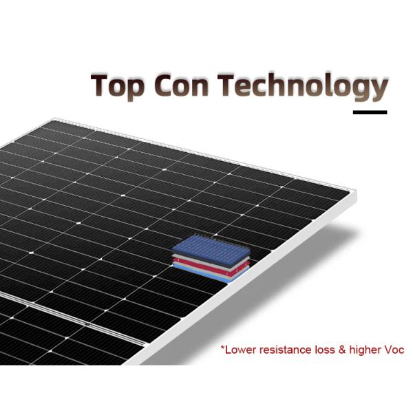IP68 Junction Box N-Type Solar Panels Cost Half Cell 550w 555w 560w 580 600w 670w 1000w