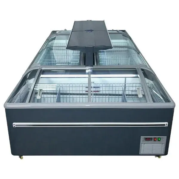 Commercial Double Door Refrigerator Beer Beverage Glass Upright Refrigerated Display Showcase