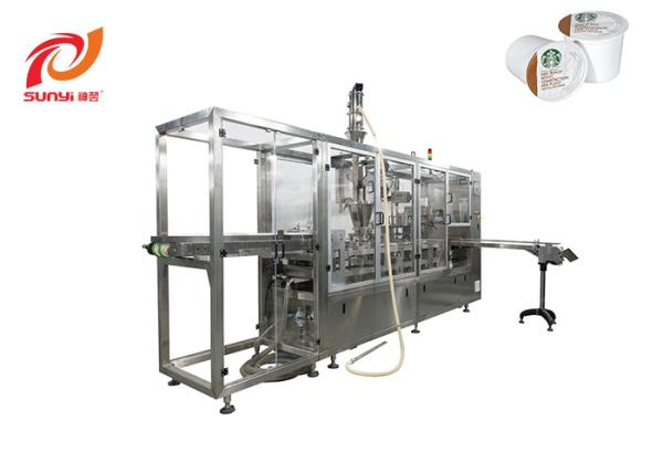 SKP-4 4Lanes Plastic Cup Filling And Sealing Machine