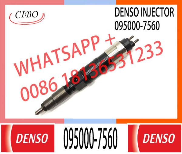 Injetor de motor diesel 095000-7560 RE524361 Partes de motores de injecção de combustível diesel 095000-7560