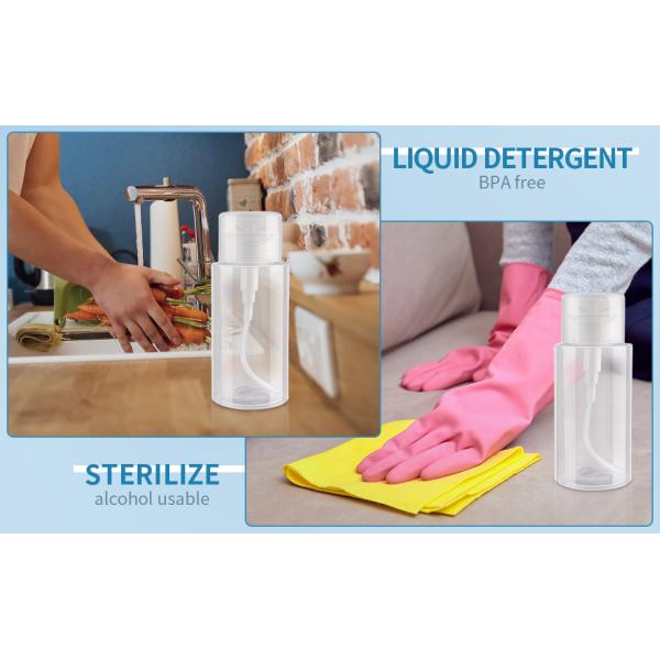 Makeup Remover Bottle Cosmetic Packaging Nail Polish Sand Blast Atomizer Oil Pump Dispenser Plastic Bottle