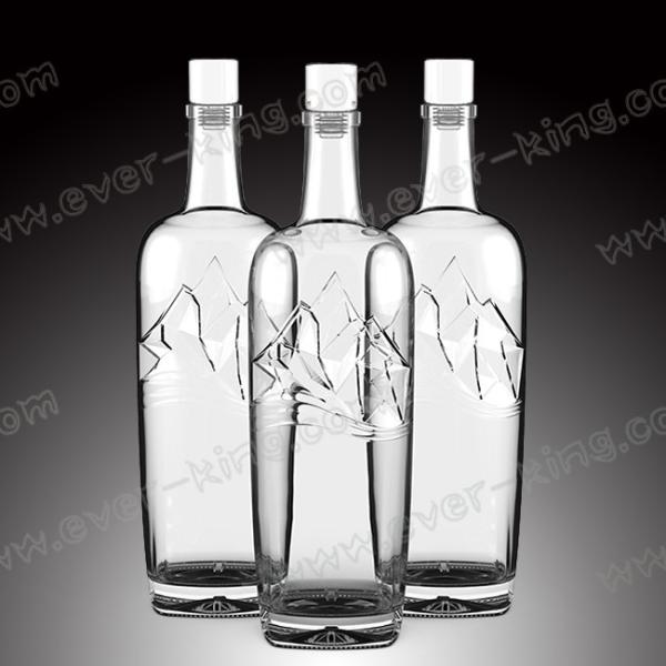 El OEM no derrama los cierres de la botella plásticos de cristal del alcohol de 40x60m m