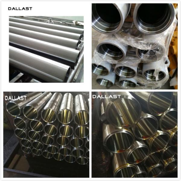 TUV SGS Hydraulic Cylinder Rod , Round Hard Chrome Plated Bar Thick Wall Pipe