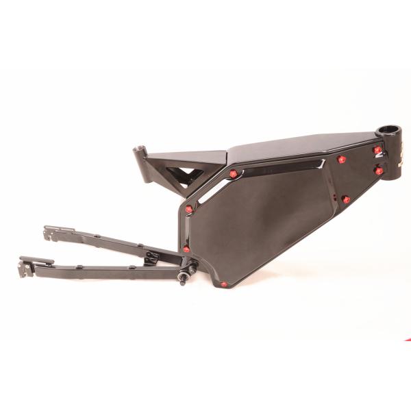 135mm or 155mm Drop Out Carbon Steel Enduro Bike Frame , Full Suspension Mountain Bike Frame