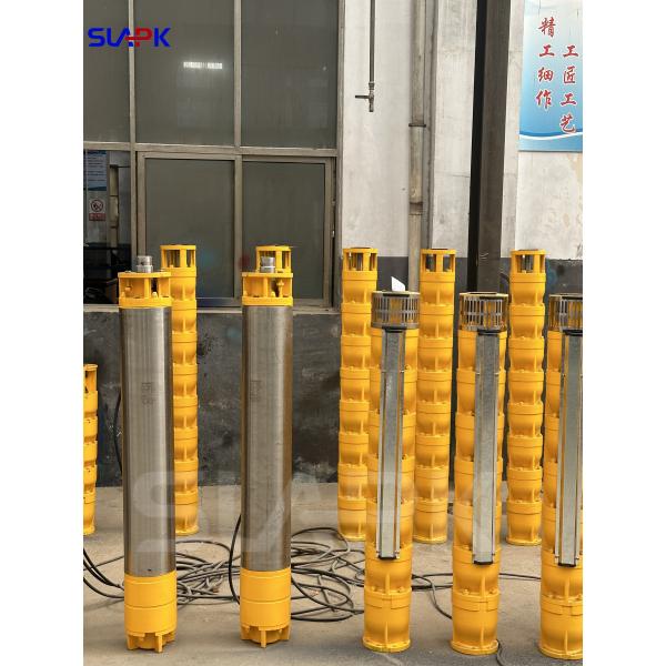 High head and large flow QJ cast iron submersible pump energy-saving and efficient