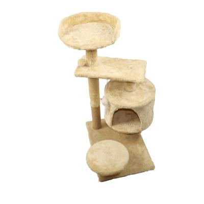 65 pouce Cat Climbing Frame Scratcher To de pouce 42 réduisent des problèmes comportementaux