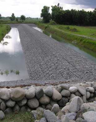 2.7mm сплетенные корзины Gabion