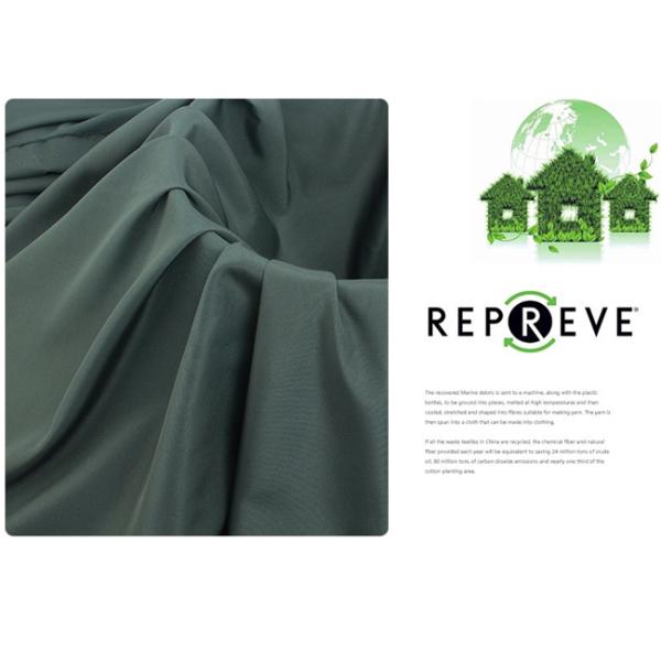 Pongee 100% полиэстер 50Dx50D повторно использовал ткань ЛЮБИМЦА для одежды куртки зимы