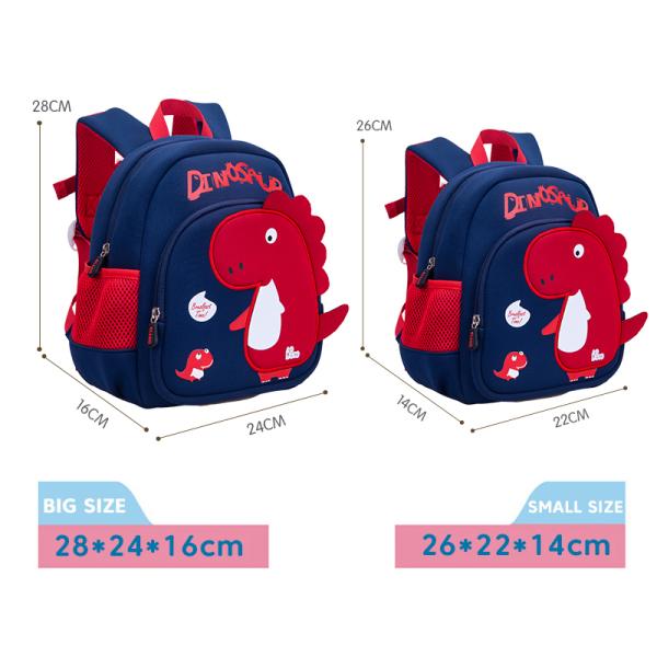 Unisex Waterproof Kids Backpack Dinosaur Kindergarten Childrens Toddler Kids Mochila