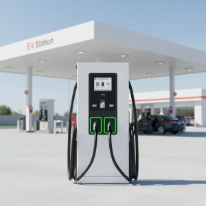 120kW DC Fast Charger with Dual Connector (CCS2/GBT) and 10 inch LCD Touch