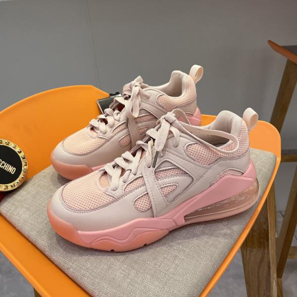 Wear Resistant Casual Athletic Shoes Shock Absorbing Thick Sole Running Shoes