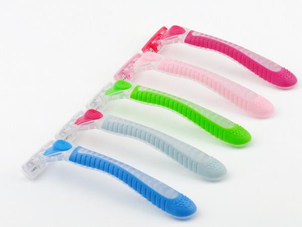 3-6 Blades Disposable Face and Body Hair Removal Razor Pack for Women with Razor Head Refills