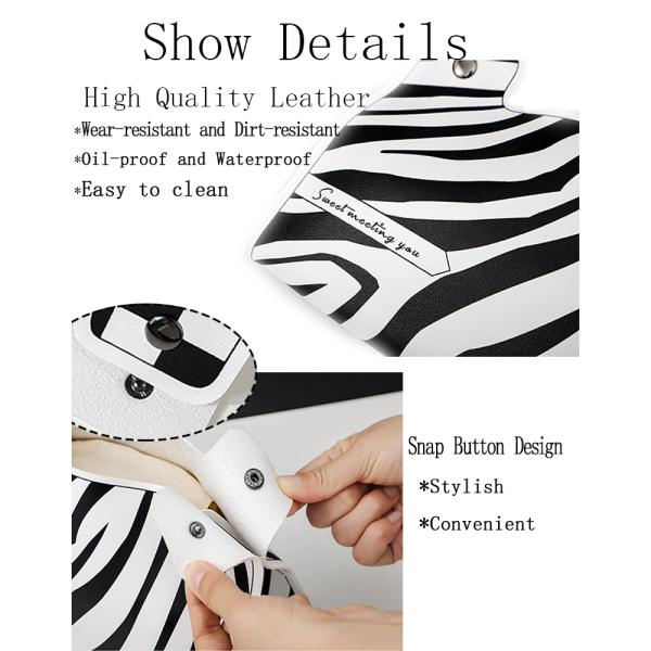 Портативный роскошный складной стираемый кожаный салфетки держатель для дома ресторана и банкета