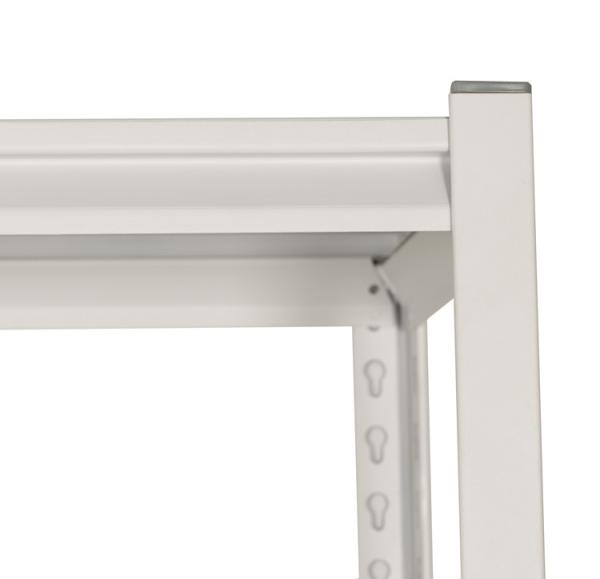 Light Duty Supermarket 4 Tiers Metal Storage Rack