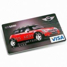 Memoria USB delgada práctica barata AT-045B de la tarjeta de crédito