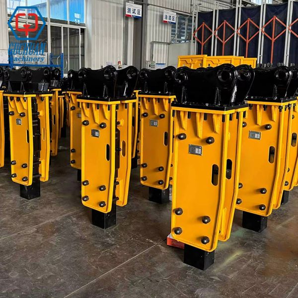 Guchuan SB43 / GCB75 413Kg Open-Type Hydraulic Hammer for 6-9 Ton Excavators​ 75mm Chisel