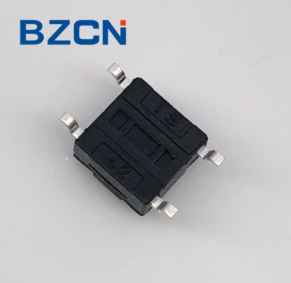 Surface Mount Push Button Switch / 12mm Tactile Switch Multiple Actuation Forces