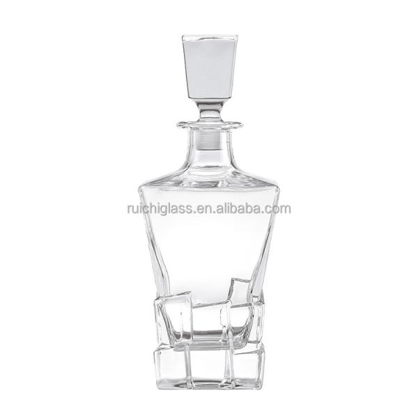 Estampagem Quente Gin Rum Álcool Whiskey garrafa 100ml 375ml 500ml 750ml Liquor garrafa de vidro