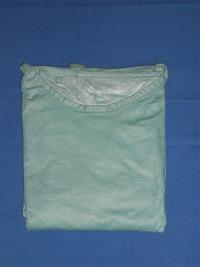 L size Medical Isolation Gowns , Non Woven Surgical Gowns Blue color