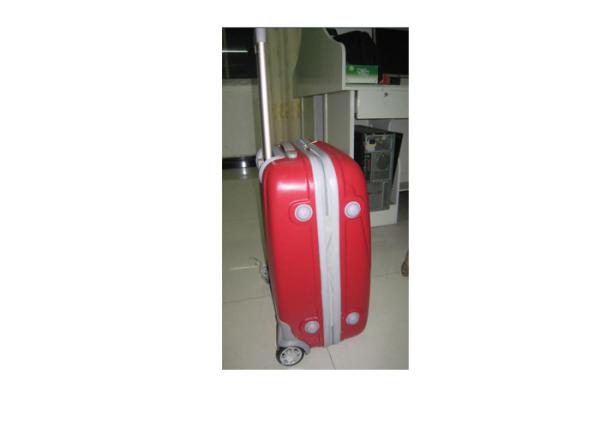 ABS Hard Shell Carry On Travel Luggage Trolley Bags With 2 Big Wheels