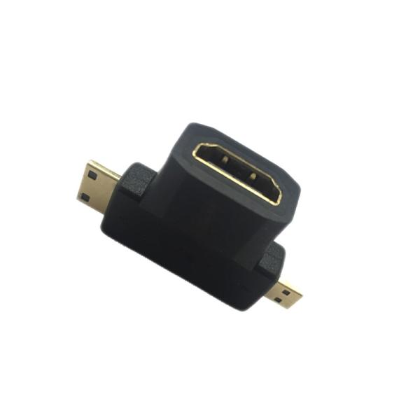 Kico K-GE002 2 in 1 Micro HDTV Mini HDTV to HDTV Male to Famale Adapter Gender  Changer