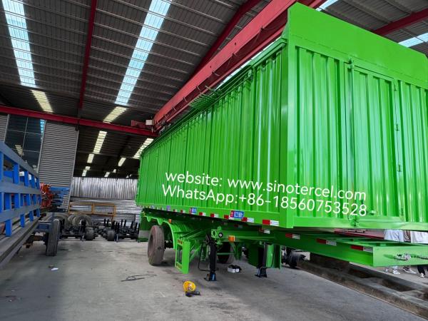 60 Ton Enclosed Box Semi Trailer with High-Strength Steel Body