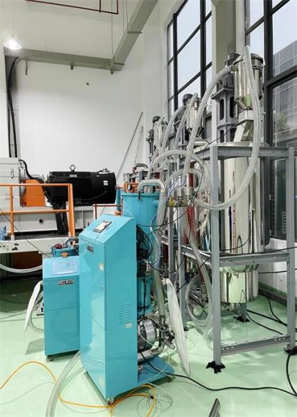 1500 Kg/H da cristalização da capacidade e a máquina de secagem para o ANIMAL DE ESTIMAÇÃO que cola o material