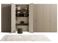 Armoire en cuir personnalisée moderne Armoire de chambre