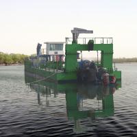 Over 25m Depth Sea Sand Cutterhead Suction Dredge Driven By Diesel Engine