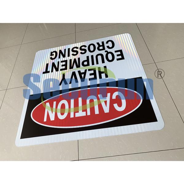 HEAVY EQUIPMENT CROSSING Sign