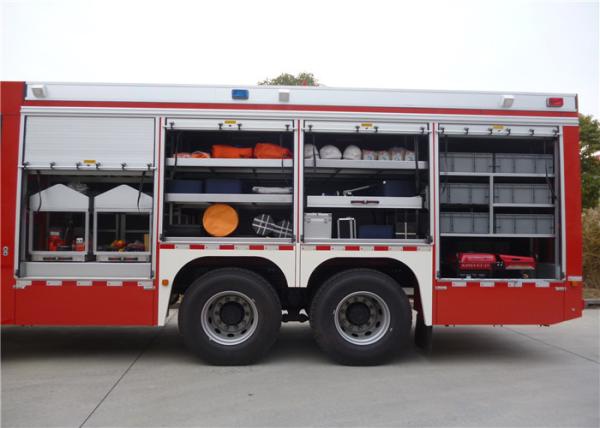 o sapador-bombeiro Truck Contains do caminhão do equipamento do fogo da movimentação 6x4 168 unidades ateia fogo a equipamentos