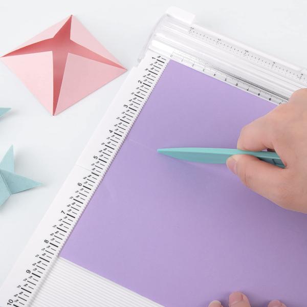 12 inch Paper Trimmer Scoring Board for Book Cover Gift Box Photo and More Plastic