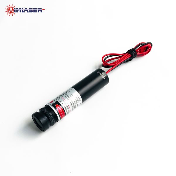 520nm 50mW Focus Adjustable Powell Lens Green Uniform Line Laser Module for Machine Vision Inspection