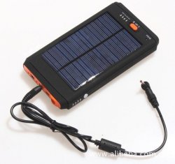 12000mAh 3.7V Green Environmental Iphone Solar Chargers For Laptop
