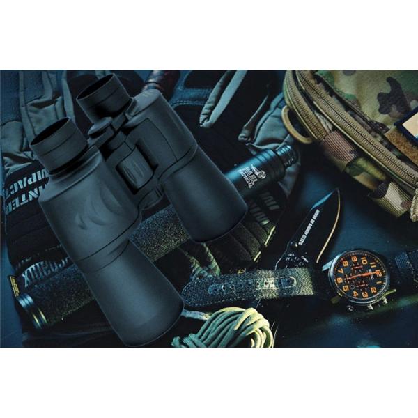 10x50 Military Grade IPX7 Waterproof HD Binoculars Telescope For Adults Compact