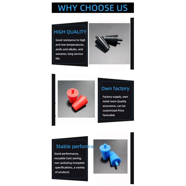 Customisable Silicone Cone Plugs Colorful Sets for Multiple Sizes and Easy Handling