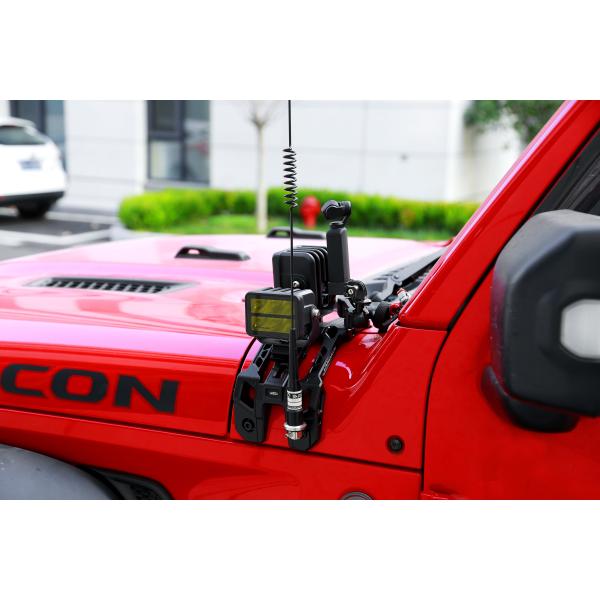 Jeep JL Sahara A Pillar Driving Light Mounting Bracket with High- LED Light Bracket