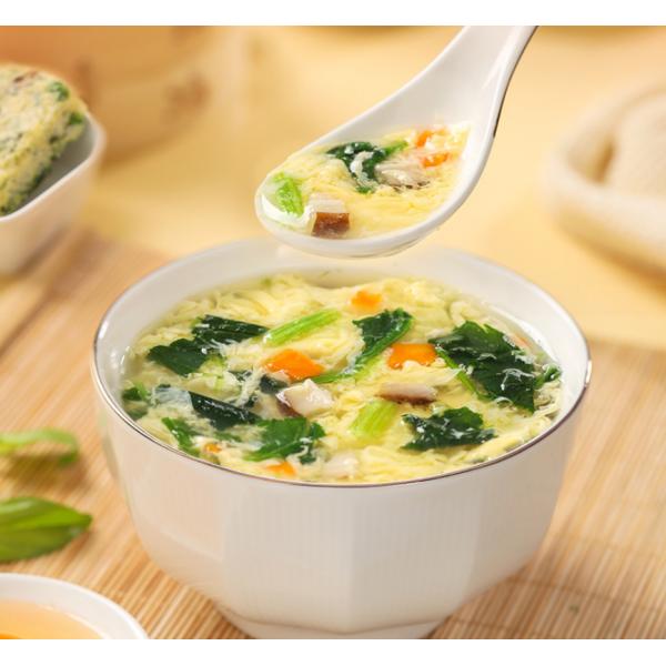 FD Fresh Vegetables Egg Seaweed Instant Soups Ready To Eat Packaged Food