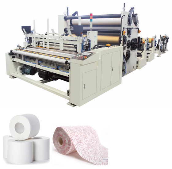 CE ISO 400m/Min toilet Paper Roll Rewinding Machine