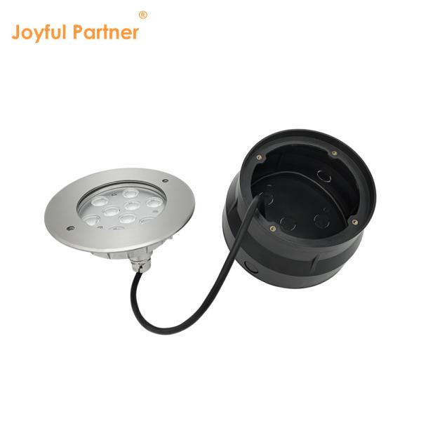 Projecteur subaquatique LED 12V 24V 9W 18W RGB couleur complète en acier inoxydable IP68 pour piscine